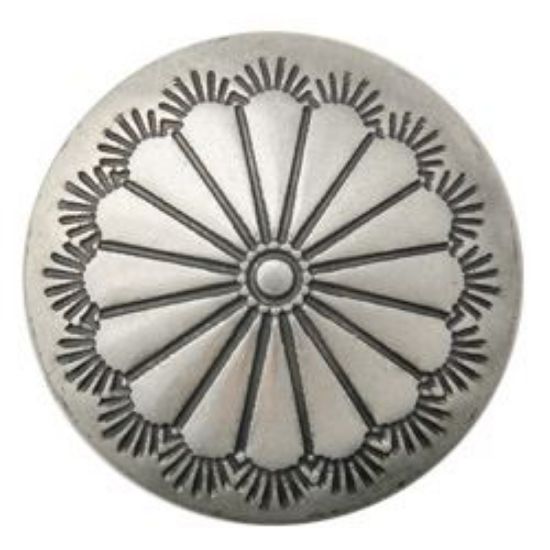 Picture of Nickel Silver Pearl Concho w/ Loop 21mm