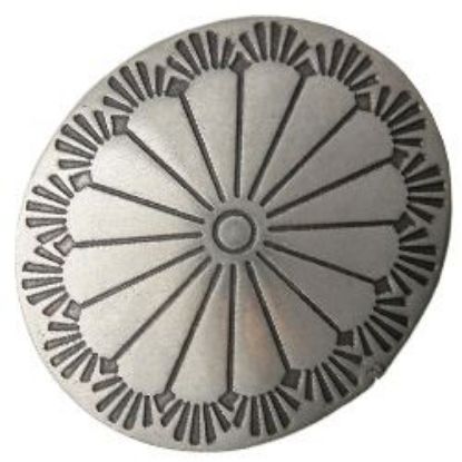 Picture of Nickel Silver Pearl Concho w/ Loop 22x25mm