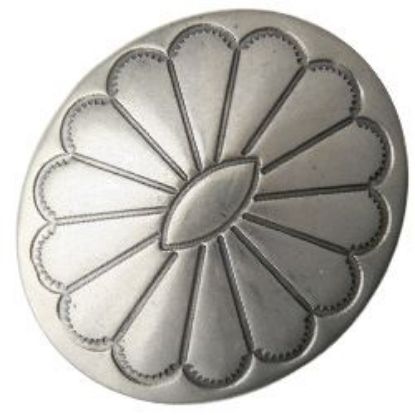 Picture of Nickel Silver Pearl Concho w/ Loop 29x34mm