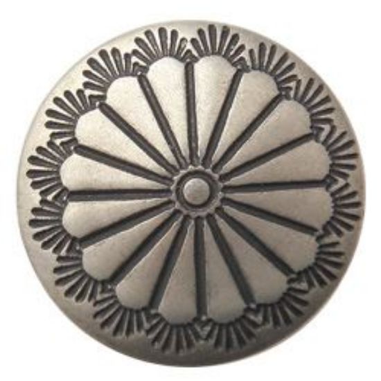 Picture of Nickel Silver Pearl Concho w/ Screw 12mm