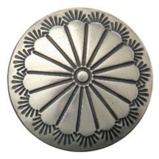 Picture of Nickel Silver Pearl Concho with Screw 17mm