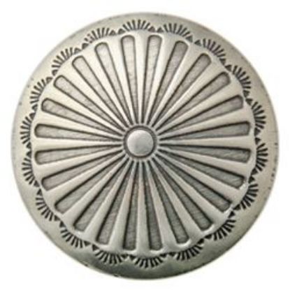 Picture of Nickel Silver Sunburst Concho w/ Screw 21mm