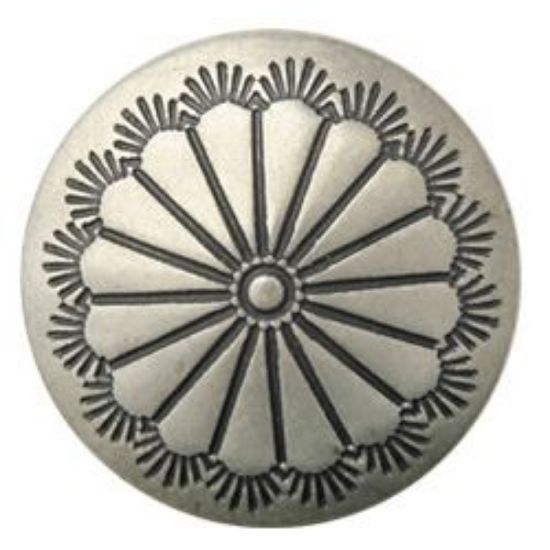 Picture of Nickel Silver Pearl Concho w/ Screw 21mm