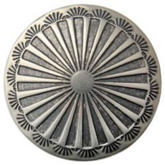 Picture of Nickel Silver Burst Concho w/ Screw 25mm