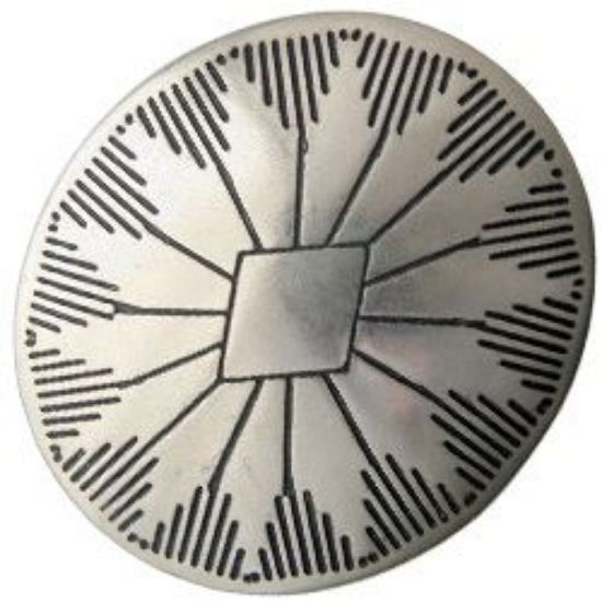 Picture of Nickel Silver Navajo Concho w/ Screw 22x25mm