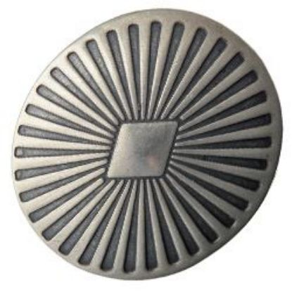Picture of Nickel Silver Burst Concho w/ Screw 22x25mm
