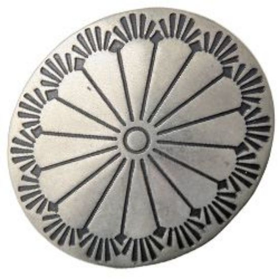 Picture of Nickel Silver Pearl Concho w/ Screw 22x25mm