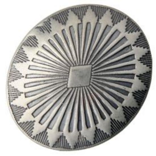 Picture of Nickel Silver Burst Concho w/ Screw 29x34mm