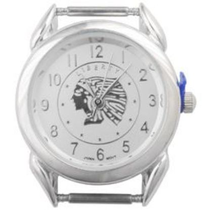 Picture of Indian Head Watch 30x27mm, Pin Size 12mm