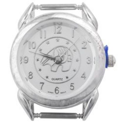 Picture of Silver Tone Bear Dial Watch 30x27mm, Pin Size 12mm