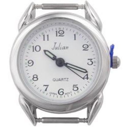 Picture of Bold White Face Watch 30x27mm, Pin Size 12mm