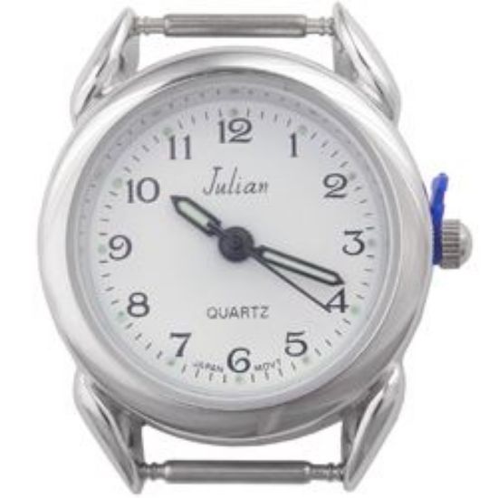 Picture of Bold White Face Watch 30x27mm, Pin Size 12mm