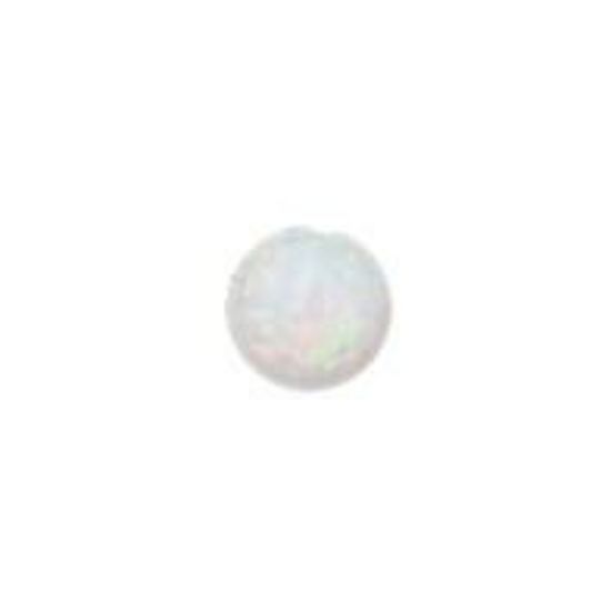 Picture of Imitation Opal, Round Cabochon, 4mm