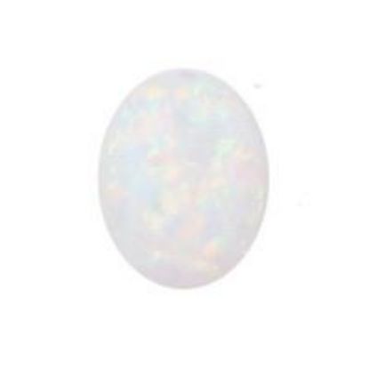 Picture of Imitation Opal, Oval Cabochon, 5x7mm