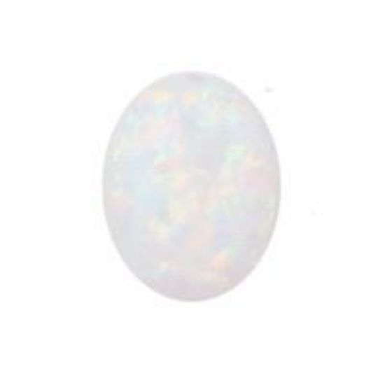 Picture of Imitation Opal, Oval Cabochon, 5x7mm