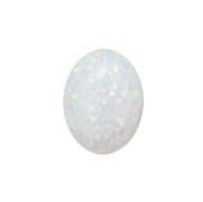 Picture of Imitation Opal, Oval Cabochon, 6x8mm