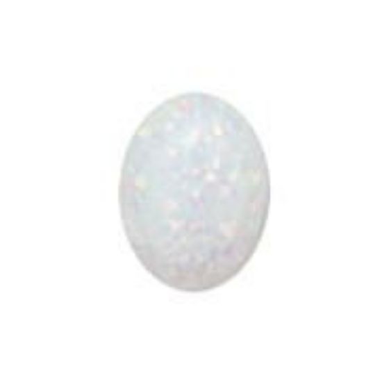 Picture of Imitation Opal, Oval Cabochon, 6x8mm