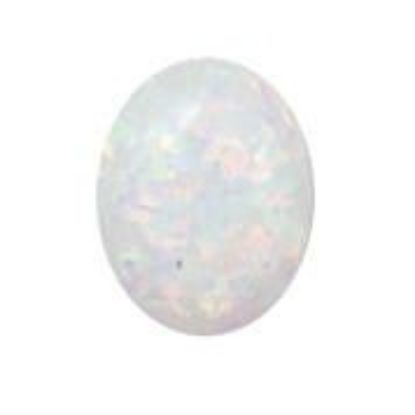 Picture of Imitation Opal, Oval Cabochon, 7x9mm