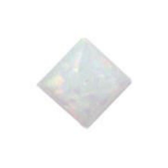 Picture of Imitaion Opal, Square Cabochon, 6mm