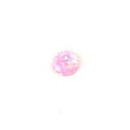Picture of Imitation Pink Opal, Round Cabochon, 6mm #10