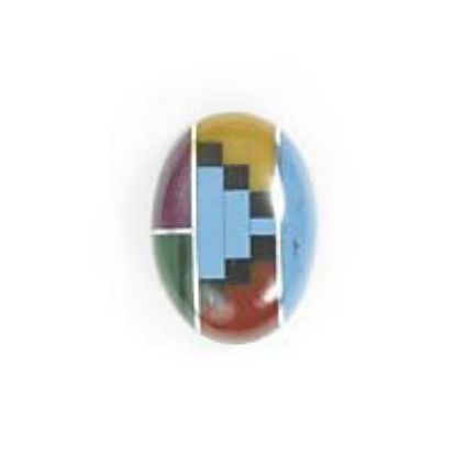 Picture of Inlay Oval Cabochon 10x12mm