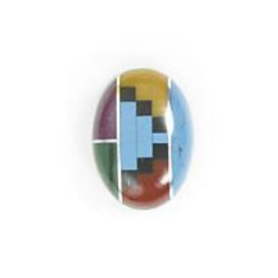 Picture of Inlay Oval Cabochon 10x12mm