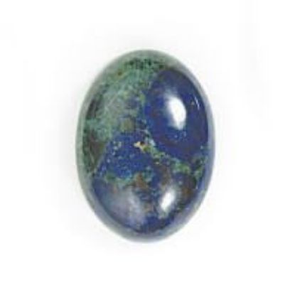 Picture of Azurite/Malachite Oval Cabochon13x18mm