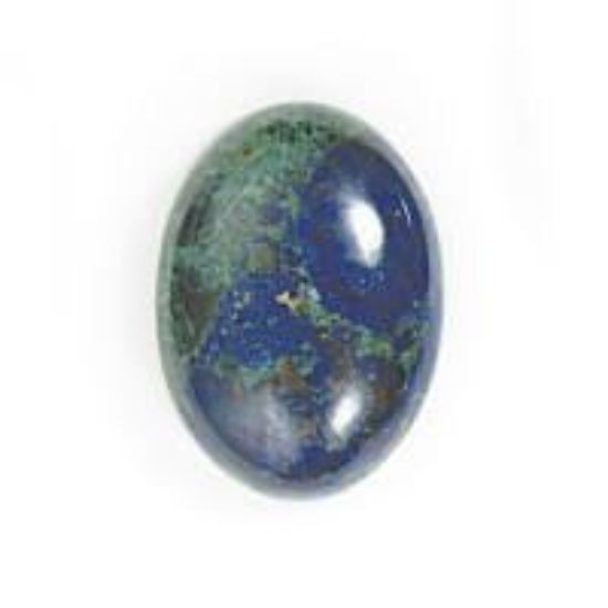 Picture of Azurite/Malachite Oval Cabochon13x18mm