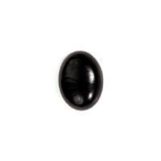 Picture of Black Onyx Oval Cabochon 12x16mm