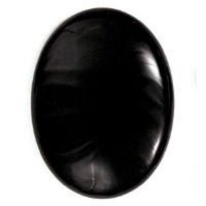 Picture of Black Onyx Oval Cabochon 30x40mm