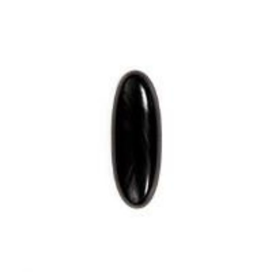 Picture of Black Onyx Long Oval Cabochon 8x22mm