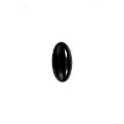 Picture of Black Onyx Long Oval Cabochon 7x14mm