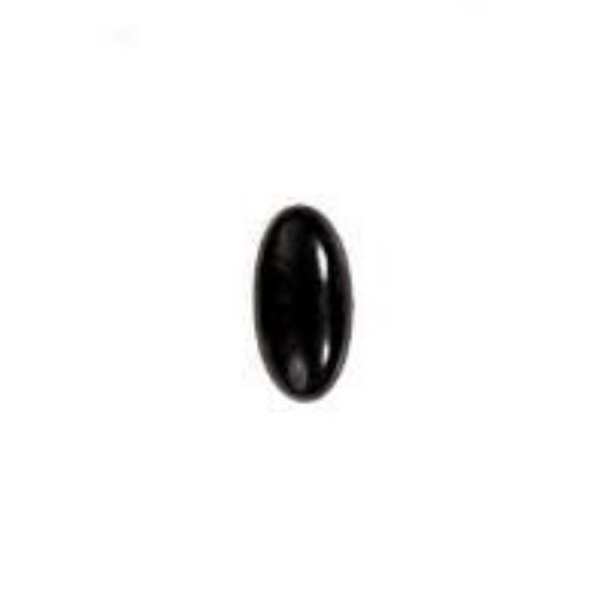 Picture of Black Onyx Long Oval Cabochon 7x14mm