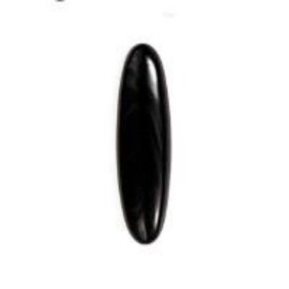 Picture of Black Onyx Long Oval Cabochon 8x30mm
