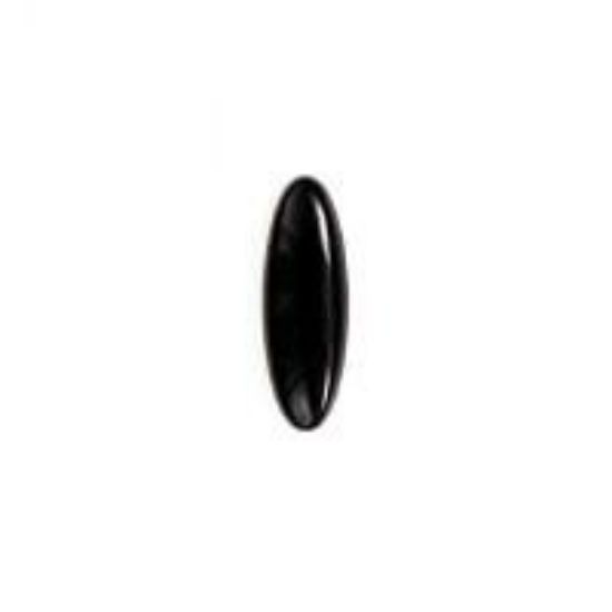 Picture of Black Onyx Long Oval Cabochon 6x18mm