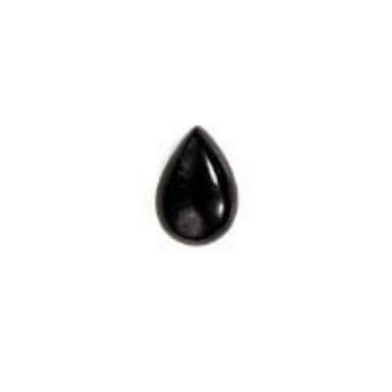 Picture of Black Onyx Pear Cabochon 9x13mm