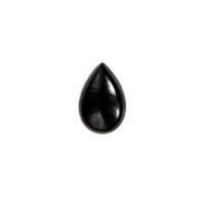 Picture of Black Onyx Pear Cabochon 10x15mm
