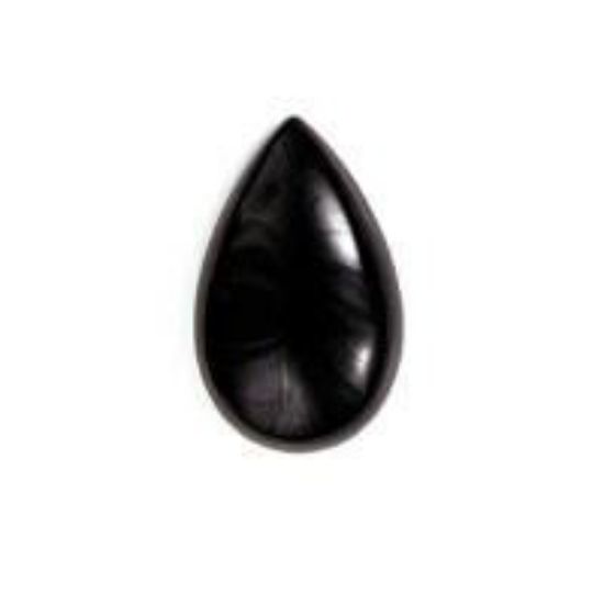 Picture of Black Onyx Pear Cabochon 15x24mm