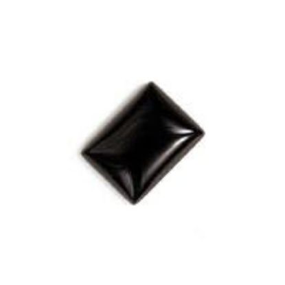 Picture of Black Onyx Rectangle Cabochon 12x16mm