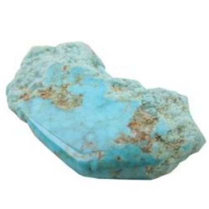 Picture of Stabilized Kingman Turquoise Clear Teal Rough