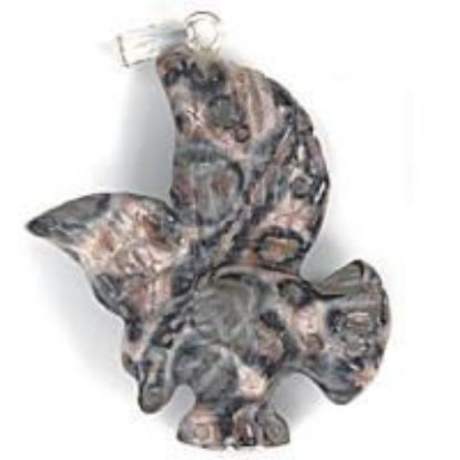 Picture of Assorted Stone Eagle with Bail 27x25mm