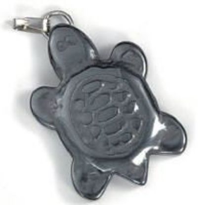 Picture of Hematine Turtle Flat with Bail