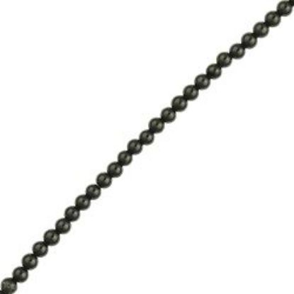 Picture of Black Onyx Round Bead 3mm 16" Strand