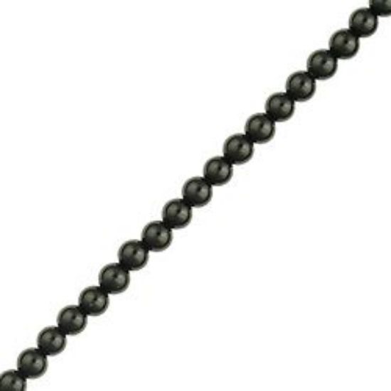 Picture of Black Onyx Round Bead 4mm 15" Strand