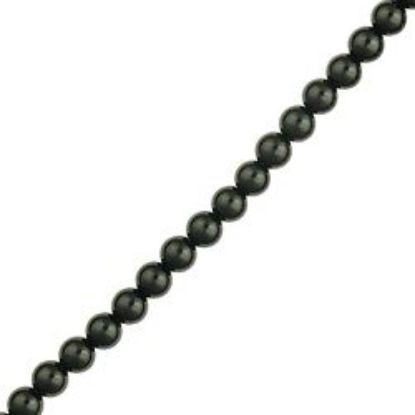 Picture of Black Onyx Round Bead 5mm 16" Strand