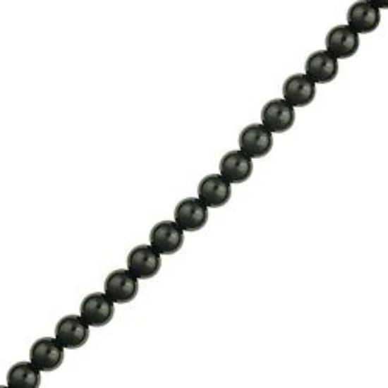 Picture of Black Onyx Round Bead 5mm 16" Strand