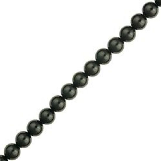 Picture of Black Onyx Round Bead 6mm 15" Strand