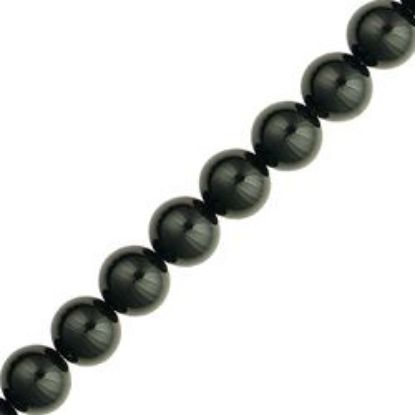 Picture of Black Onyx Round Bead 10mm 16" Strand