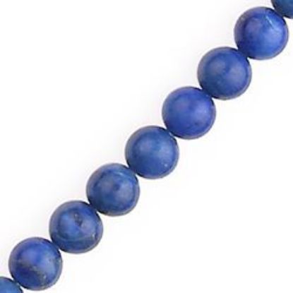 Picture of Lapis Round Bead "AB" 6mm 16" Strand