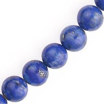 Picture of Lapis Round Bead "AB" 8mm 16" Strand
